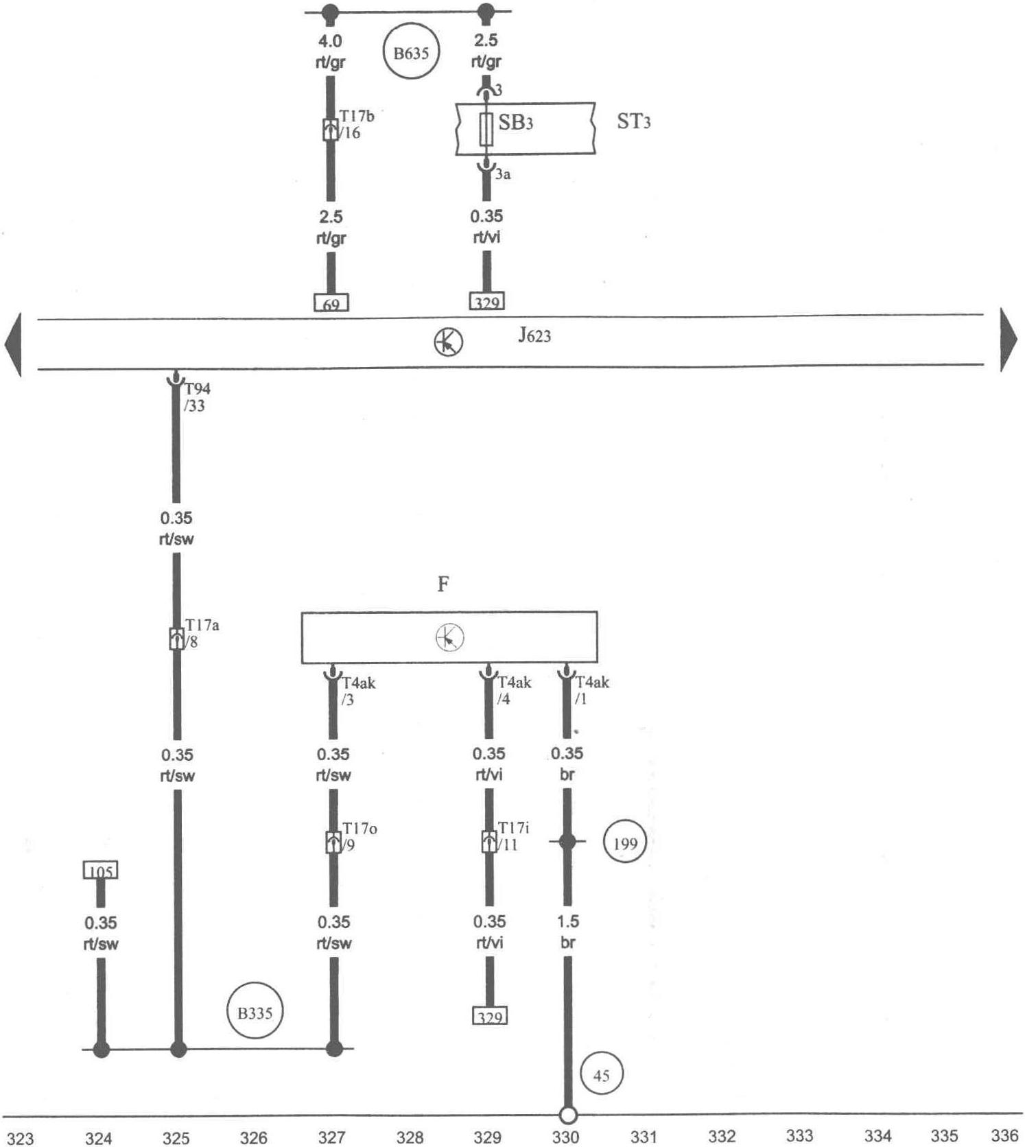 图1-1-24 制动信号灯开关、发动机控制单元